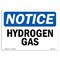 Signmission OSHA Notice Sign, 7" Height, 10" Width, Aluminum, Hydrogen Gas Sign, Landscape, L-13573 OS-NS-A-710-L-13573 - alternate 1